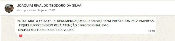 Depoimento de cliente da MeuLivroAI